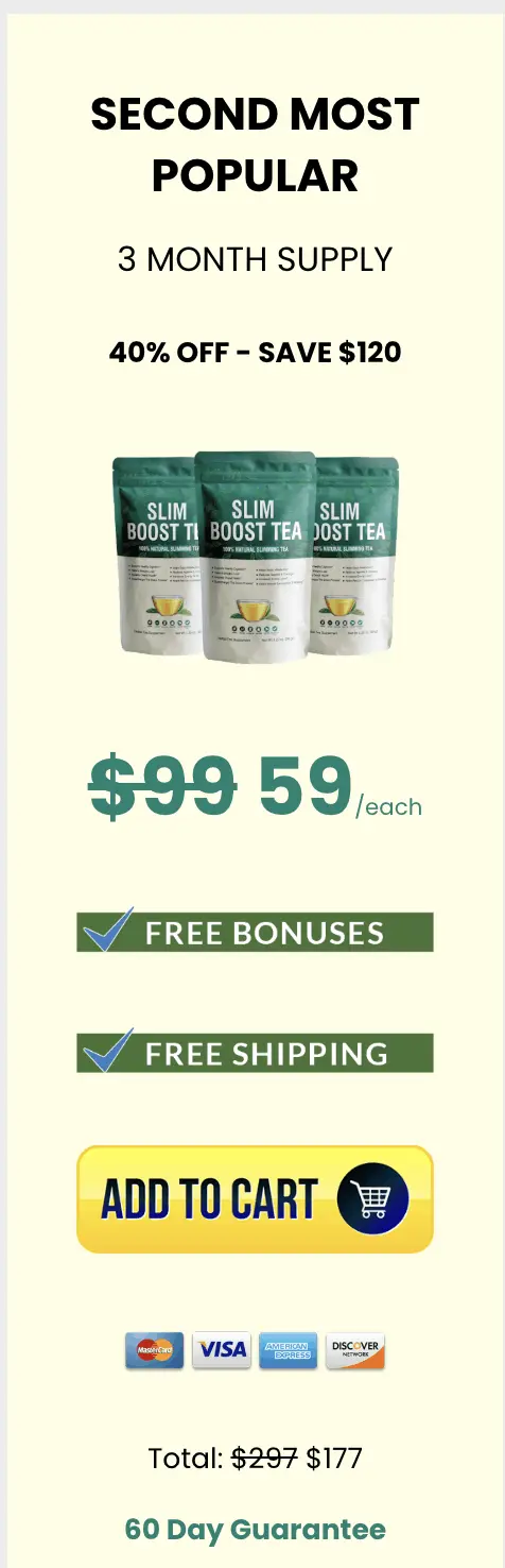 Slim Boost Tea 3 Pouches