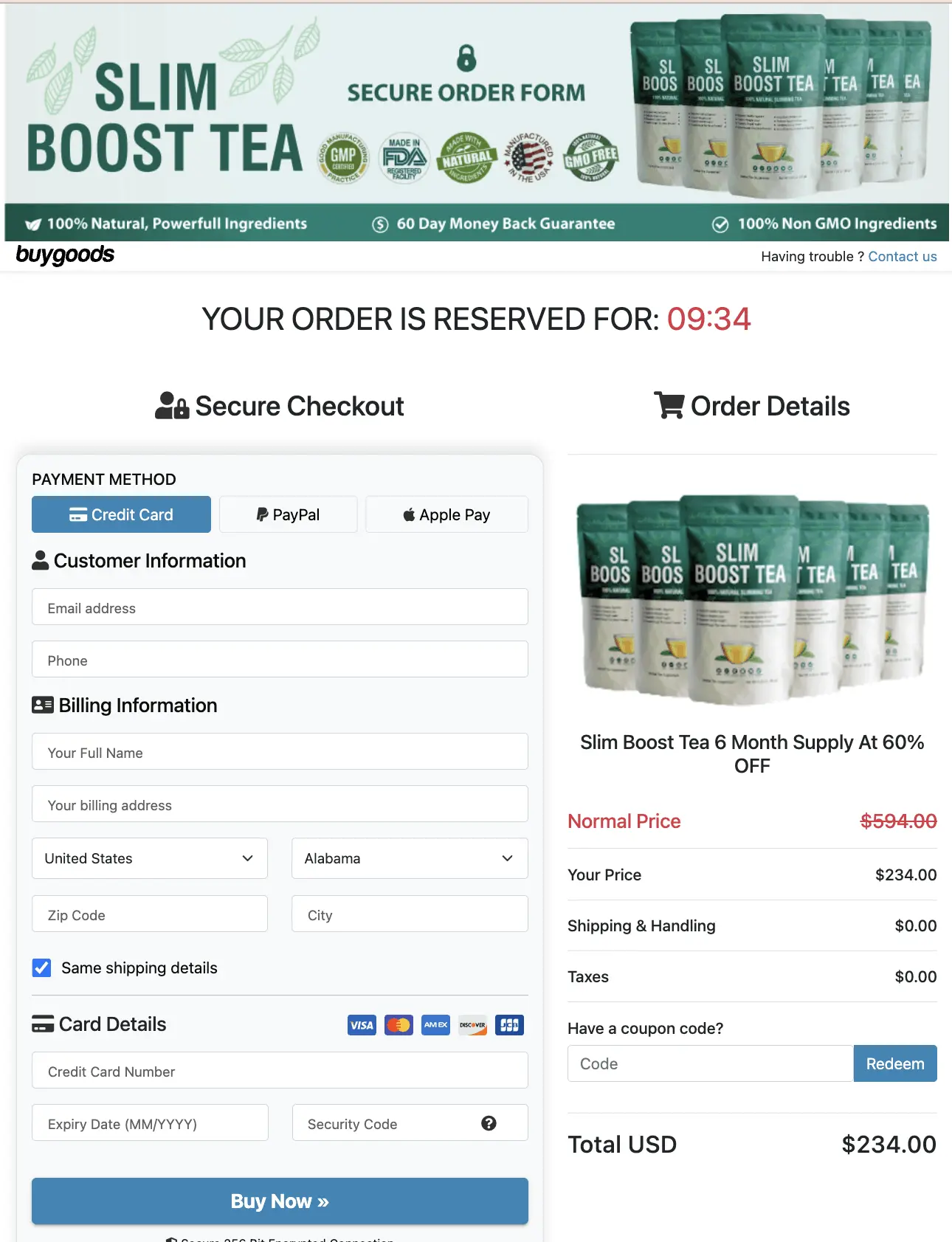 Slim Boost Tea Buy Now